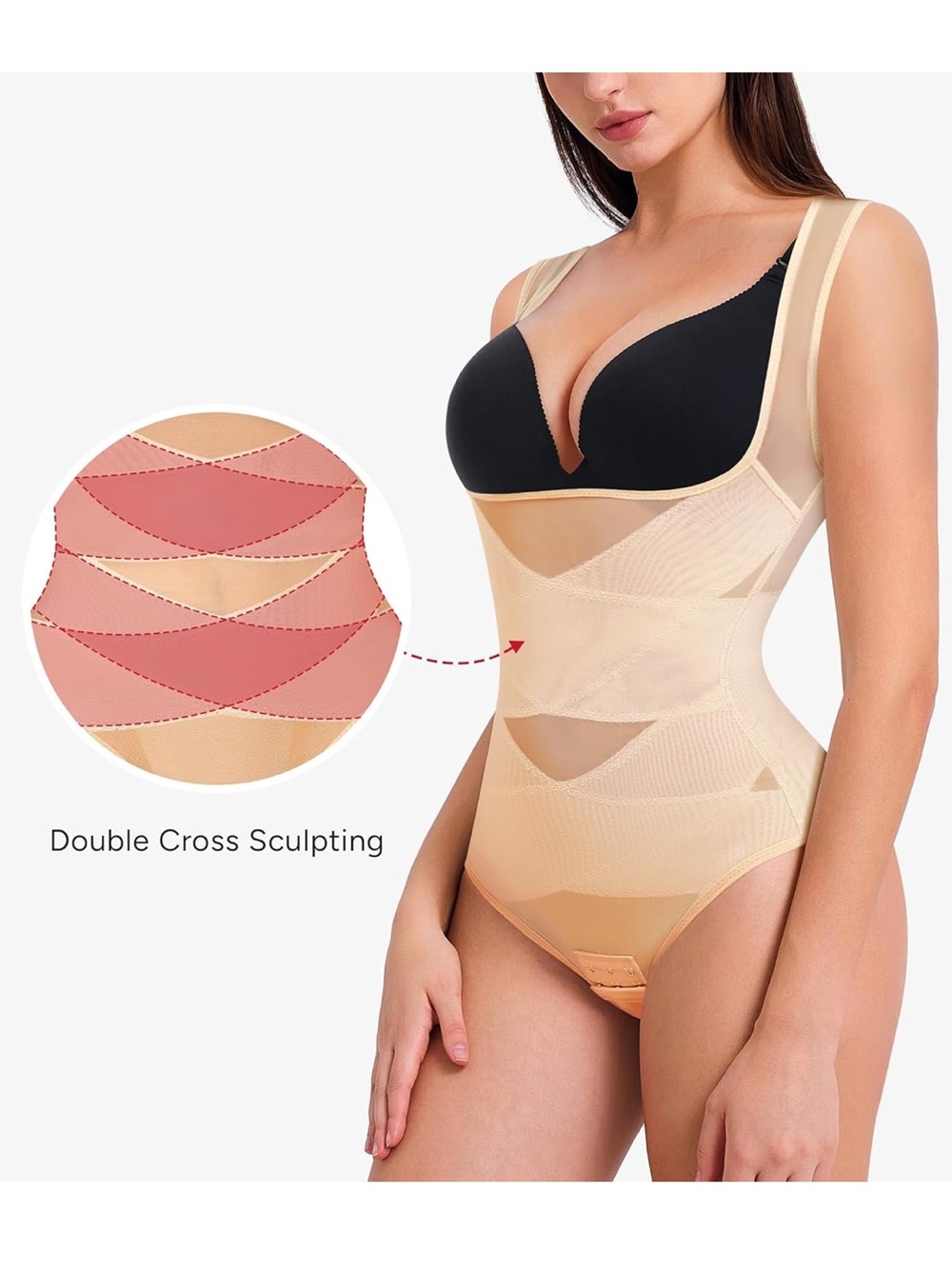 Open Bust Bodysuit Shapewear